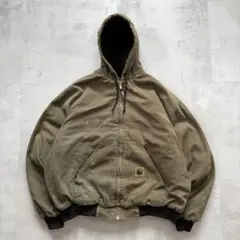 US古着　BerneApparel　アクティブ型　パーカー　ジャケット　ダック地