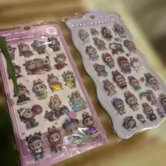 ブブ　ラブブシール2枚セット