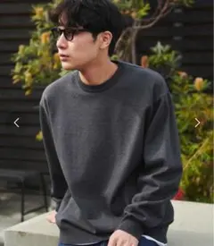 『UR TECH 200日ニット』クルーネックLサイズ