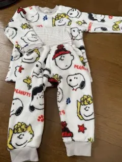 フリース　パジャマ　スヌーピー　90サイズ