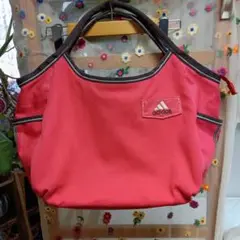 adidas 赤 ハンドバッグ