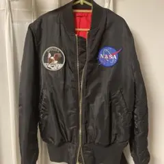 タグ付き 未使用品 NASA フライトジャケット ma1 BRAVO 黒 S NASA MA-1 フライトジャケット 黒 タグ付き 未使用品 NASA