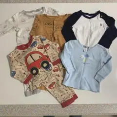 長袖ロンパース&セパレート☆5枚セット