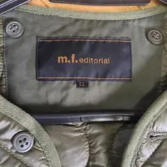 m.f.editorial キルティングジャケット LLインナー付き