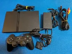 【箱付き】SONY PlayStation 2 本体 スリムタイプ ブラック