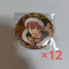 ⑳アイドリッシュセブン　アイナナ　狗丸トウマ ブラックサンタ　缶バッジ