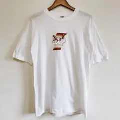 80s 馬車Tシャツ シングルステッチ アニマル アート vintage 古着屋