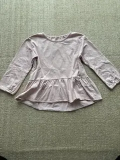 AIRism ピンク フレアトップス 100