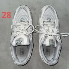 ニューバランスML725UF ホワイト/グレー 28cm