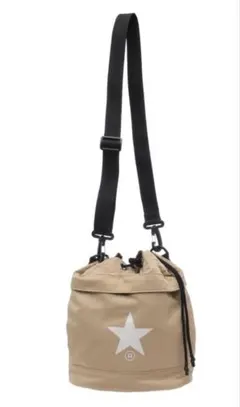 【中古】CONVERSE TOKYO バルーンショルダーバッグ ベージュ