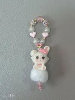 ウサギキャラクターのストラップ・アクセサリー