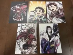 鬼滅の刃 全集中展 幕間画ポストカード5枚 竈門炭治郎 縁壱零式 産屋敷耀哉