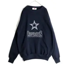 3633　USA製　アルテックス　星　長袖　スウェット　紺