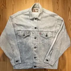 た*ん様 リーバイス　グレー　ブラック　デニムジャケット　80s 90s usa