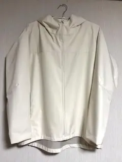 無印良品 撥水 フードジャケット アイボリー XL