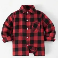 値下げ‼️新品未使用 チェックシャツ 襟付きシャツ キッズ 長袖 ストリート