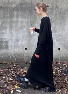 チャオパニックティピー　ウール混クルーネックニットワンピース M 新品タグ付き