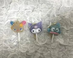 【未開封】サンリオ カラフルキャンディチャーム 3個セット