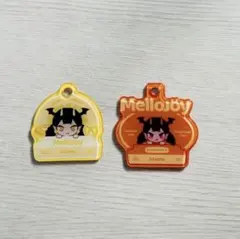 Mellojoy スクイーズ　タグ　メロイヤ　黄色　オレンジ
