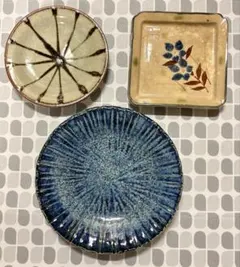 レトロ 小皿 取り皿 3枚セット