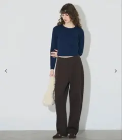 ダークブラウン Mサイズ ジョガーパンツ