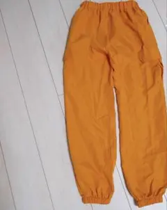 オレンジ　カーゴパンツ　13-14Y(150cm-160cm相当) SHEIN