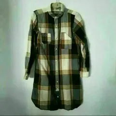 BEAMS BOY★チェック☆シャツワンピ