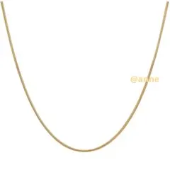 ネックレス スネークチェーン 1.2mm ゴールド サージカルステンレス 新品