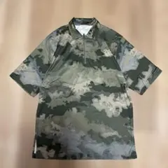 Maison Kitsuné カモフラ柄 ハーフジップ ポロシャツ Sのサムネイル