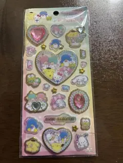 正規品　サンスター　キラキラジュエルシール　サンリオ