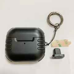 AirPods 3 ケース 第3世代 専用カバー LEDライト可視　ブラック
