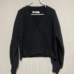 【しまむら】カーディガン (ブラック)Lサイズ