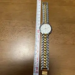 GIVENCHY ジバンシー腕時計 シルバー ×ゴールド 電池切れ