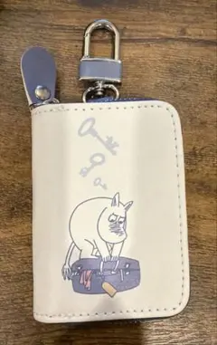 ムーミン　キーケース　ホワイト