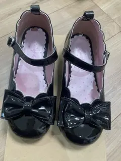 女子 20.0cm フォーマルシューズ　anyFAM　ブラック