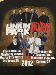 Linkin Park Incubus Mutemath Tシャツ 2012 L