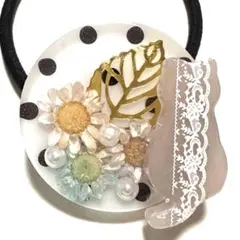 ♡メグえもん 様 専用♡☆レジン ヘアゴム ブローチ☆ - メルカリ