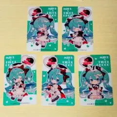 初音ミク チロルチョコ クリアカード 全5種コンプリート