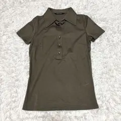MAYSON GREY 半袖ポロシャツ カーキ サイズ2 シンプル レディースのサムネイル