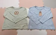 Lycee mine 長袖 Tシャツ 2枚セット 100cm