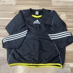 adidas 長袖ピステ ブラック イエロー160センチ