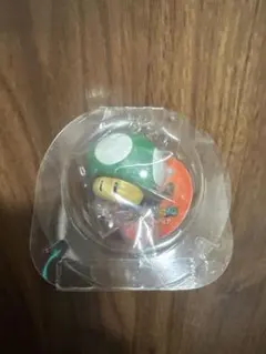 ニンテンドー　マリオ　キノコ　緑　キーホルダー　未使用のサムネイル