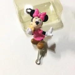 (匿名発送)激レア　美品　ミニーマウス　プラスチック　ストラップ　マスコット