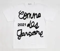 21SS COMME des GARÇONS 手書きロゴ Tシャツ