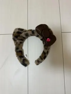 USJ ユニバ ハローキティ ヒョウ柄 カチューシャ