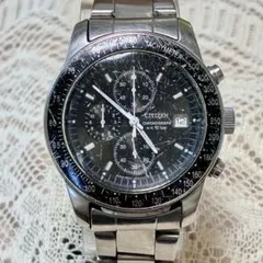 新品電池★傷ありシチズン CITIZEN クロノグラフ メンズ 腕時計 アナログ