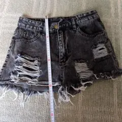 ダメージパンツ ショートパンツ デニムパンツ