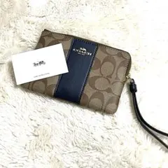 【未使用級】COACH リストレット シグネチャー ポーチ