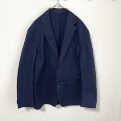 コーエン メンズ ナイロンブレンド テーラード ジャケット ネイビー S