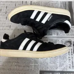 値下げ！CAMPUS ブラック/ホワイト スニーカー　26.5